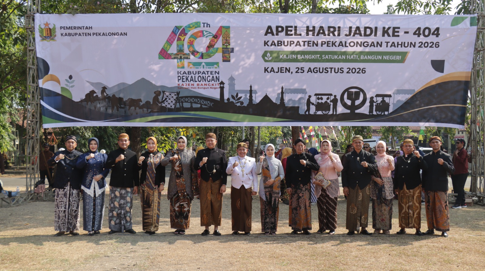 Apel Hari Jadi ke-404, Plt Bupati Pekalongan Ajak Semua Elemen Satukan Hati
